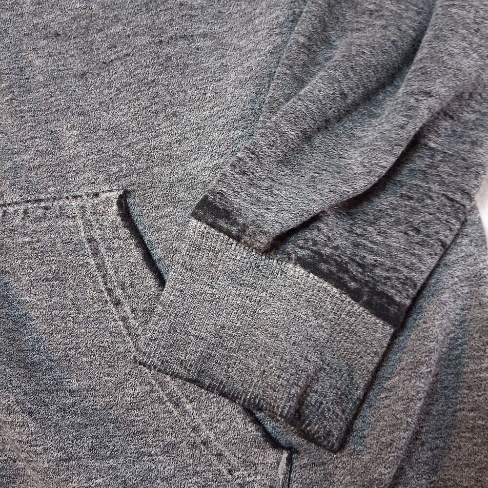 H&M Divided Hoodie Women Large Charcoal Good Full Zip Basic Melange Sweatshirt - Picture 2 of 7